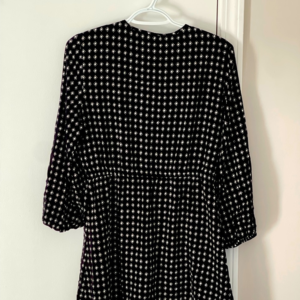 Black and white dress